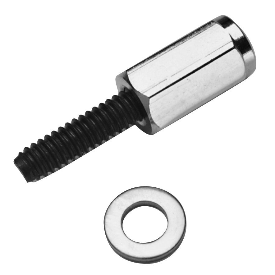 Proform Valve Cover Fastener - 1/4-20" Thread - 1.000" Long - Hex Head - Washers Included - Aluminum - Chrome - (Set of 4)