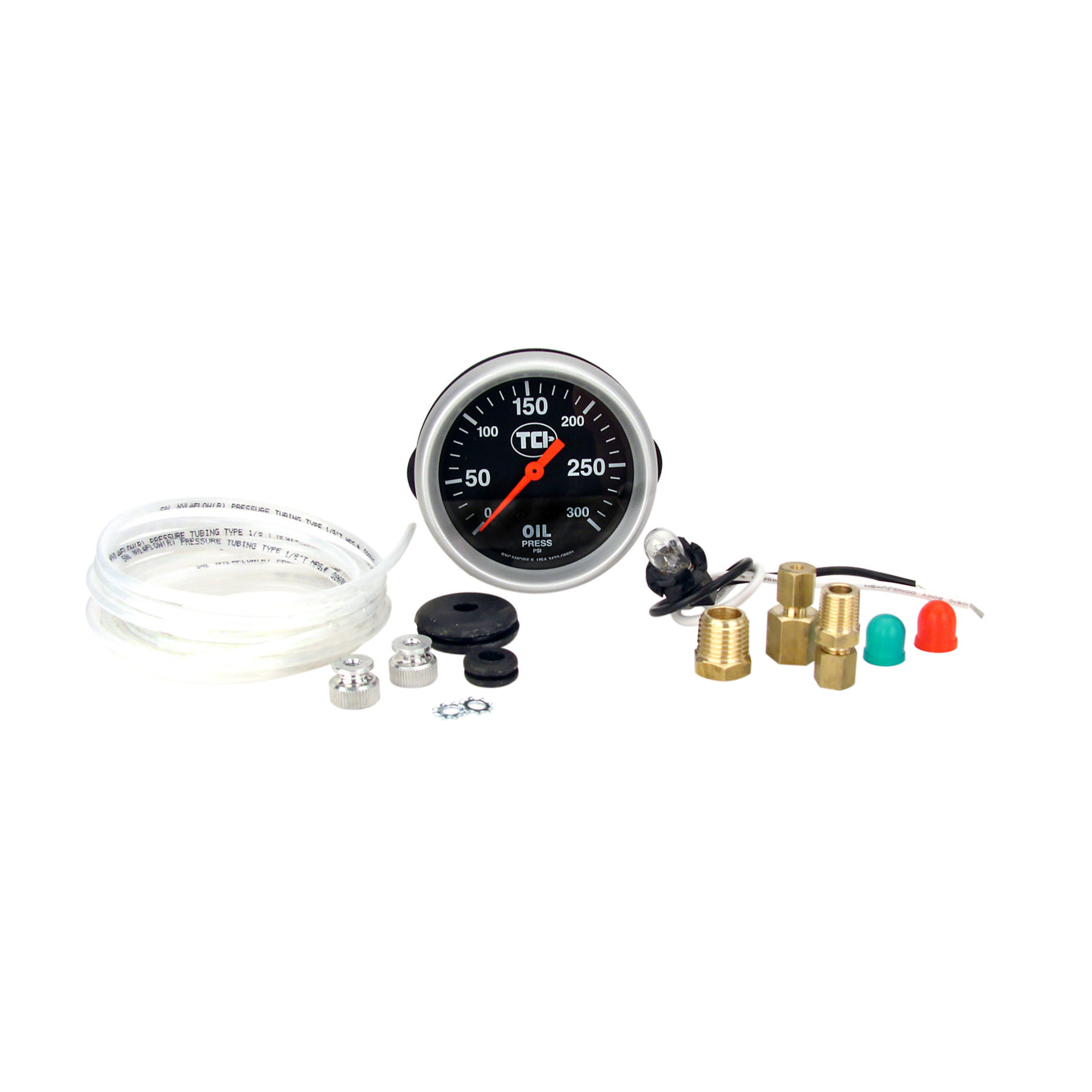 TCI Pressure Gauge 2-5/8 Transmission Black Face