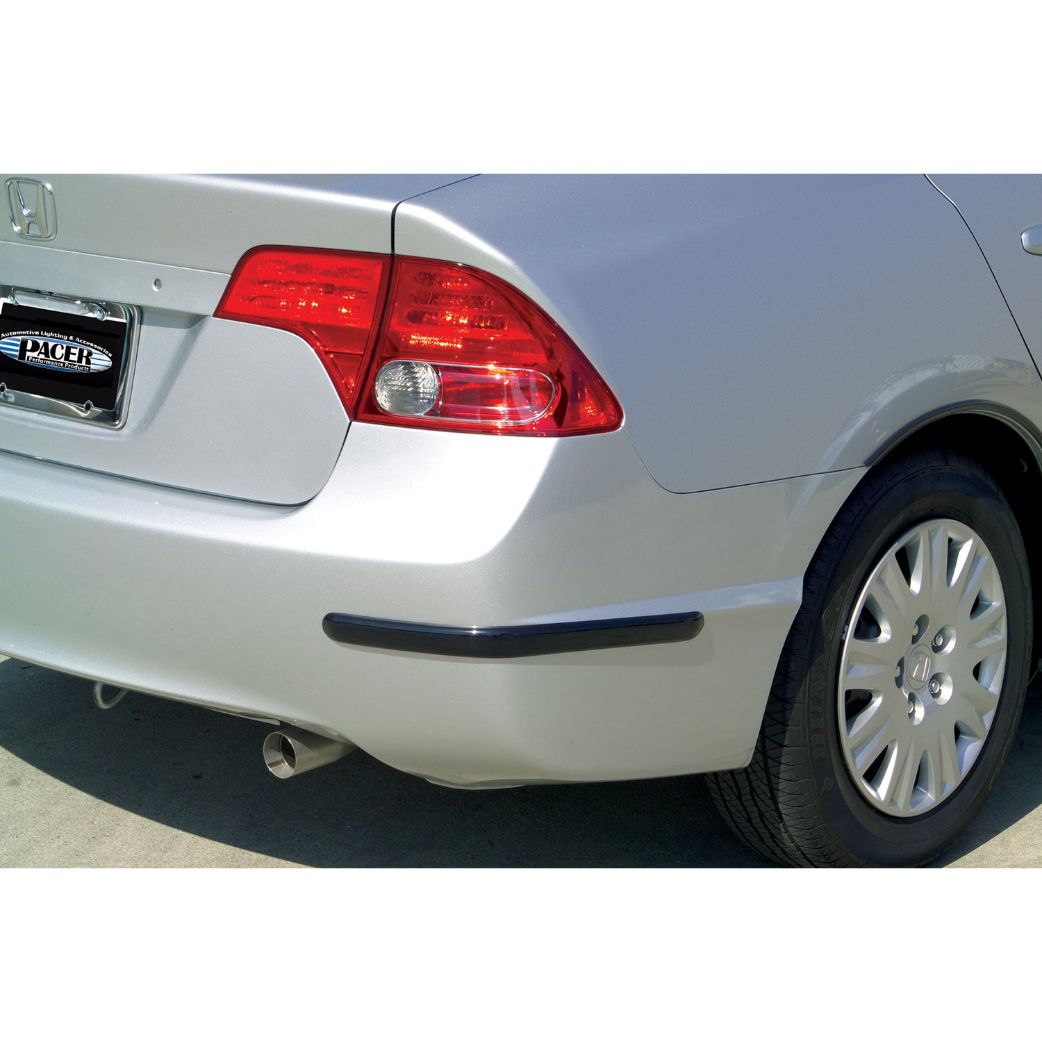 Pacer Performance Heavy Duty Bumper Body Guard Bumper Stick-On 21 x 1-1/2 x 1/2" - Plastic