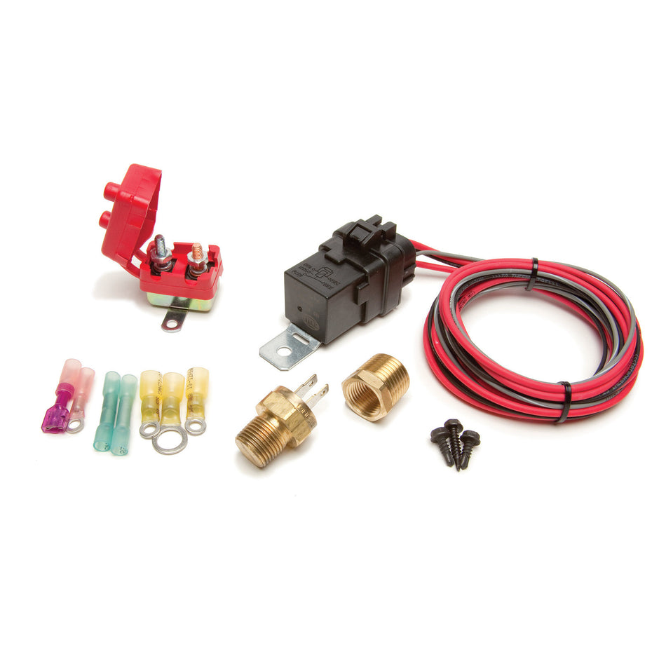 Painless Performance Weatherproof Fan Relay Kit w/ Thermostatic Switch 185F On, 175F Off