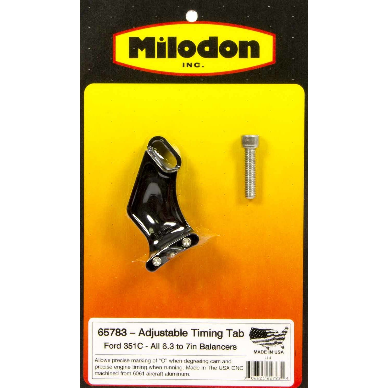 Milodon BB Ford Timing Pointer - 351C All Balancers