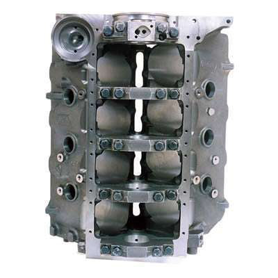 Dart Big M Engine Block - 4.500" Bore - 10.200 Deck - 4-Bolt Main - 2 Piece Seal - Iron - BB Chevy