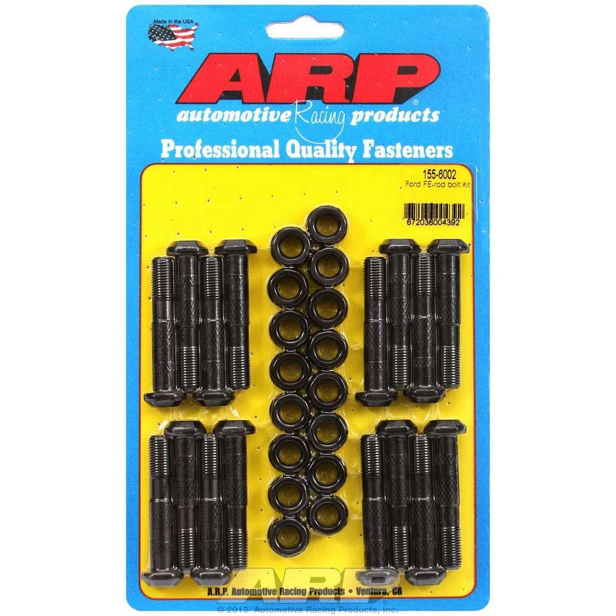 ARP High Performance Series Connecting Rod Bolt Kit - Chromoly - Ford FE-Series - Set of 16