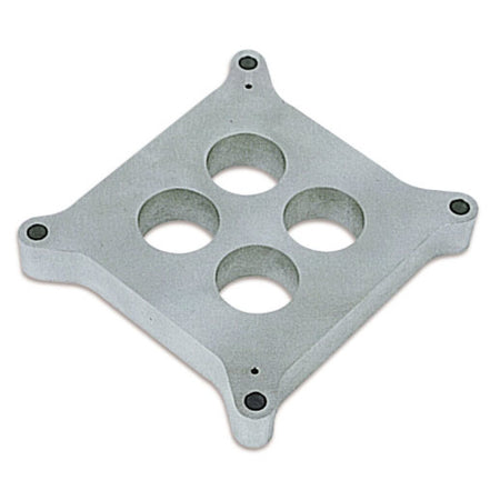 Moroso 1" Billet Carburetor Spacer - Fits Holley 4150/4160 Bolt Pattern - 4-Hole Plenum Design w/ 1.696" Diameter Bores