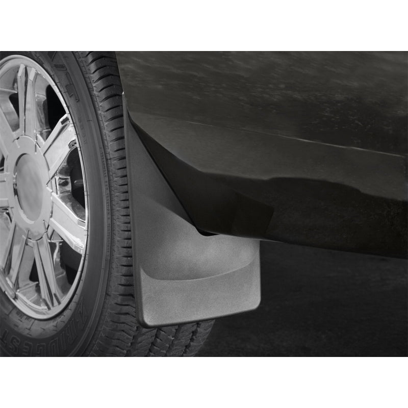 WeatherTech MudFlaps - Rear - Black - GM Midsize SUV 2017
