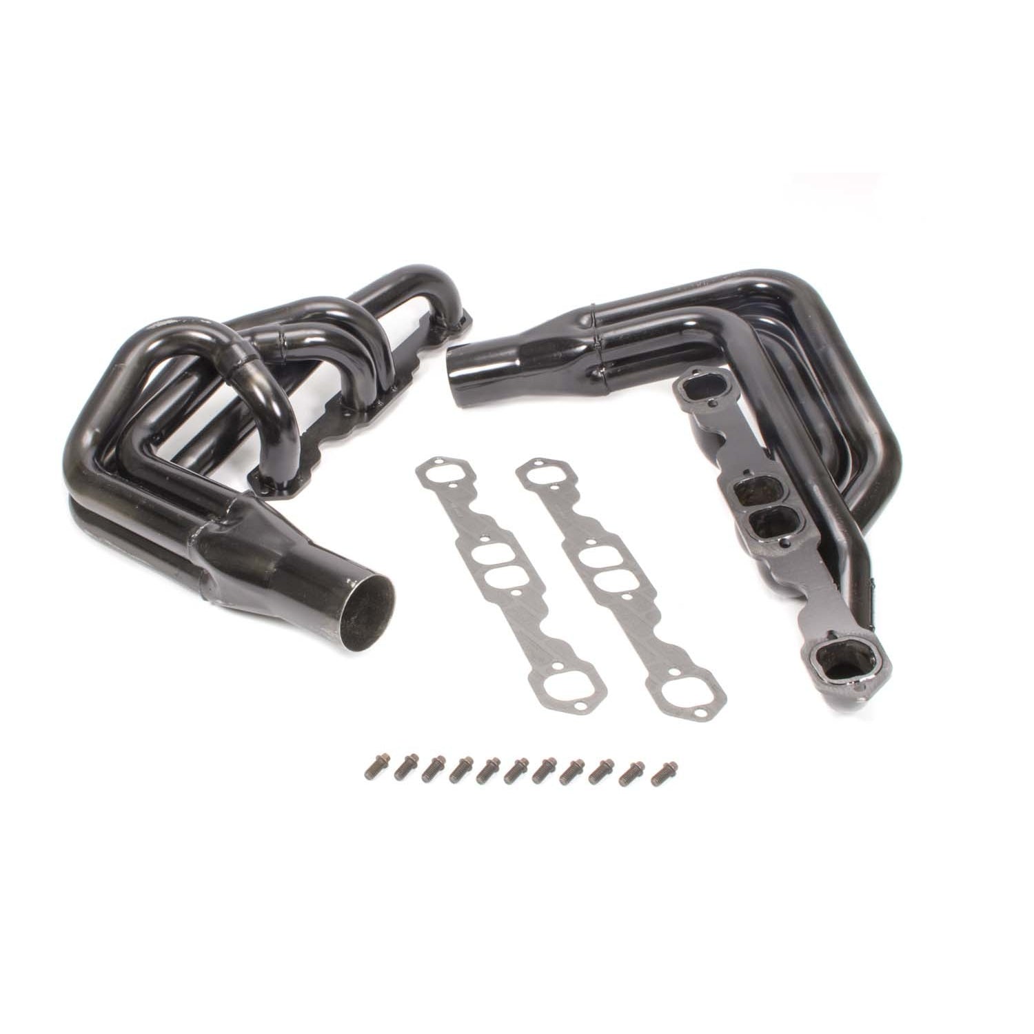 Schoenfeld Headers IMCA-UMP Stock Car Headers 1-3/4" Primary 3" Collector Steel - Black Paint