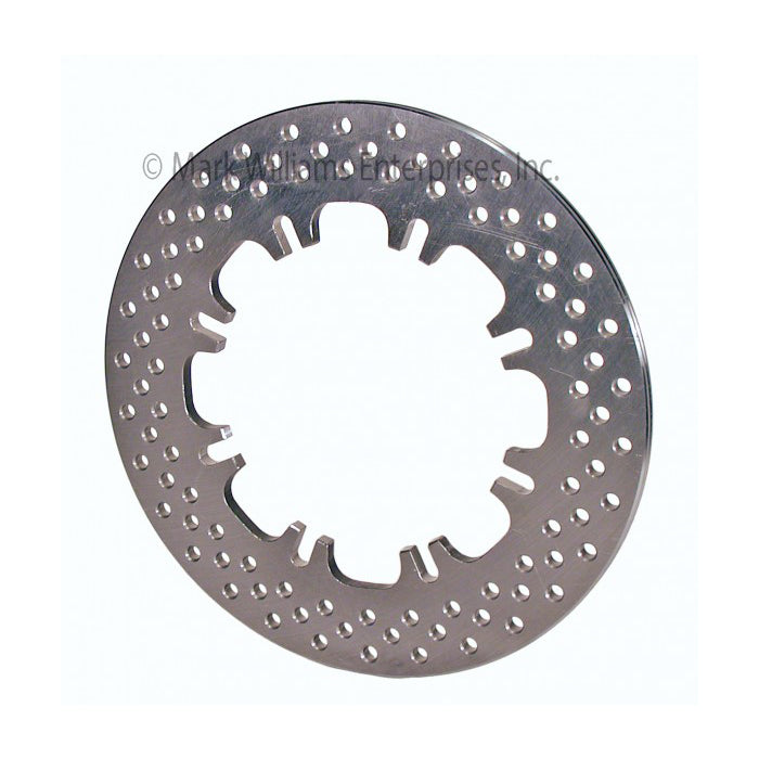 Mark Williams Brake Rotor - Drilled - 11.75" OD - 0.375" Thick - Wheel Hat Required - Steel