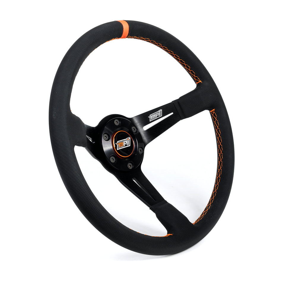 MPI Drift Car Steering Wheel - 14" - Black