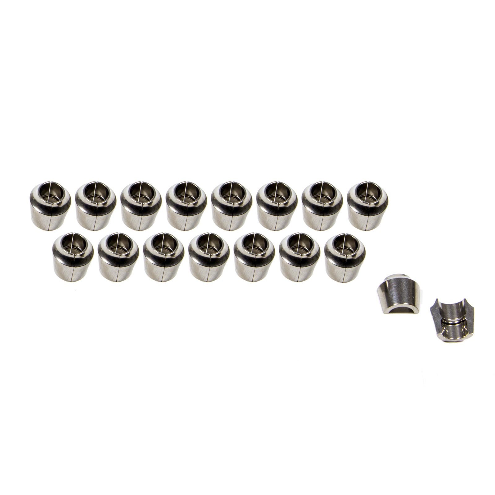 Del West Super 7 Titanium "Shoulder" Valve Locks - 11/32", Standard Installed Height, Radius Style - (Set of 16)