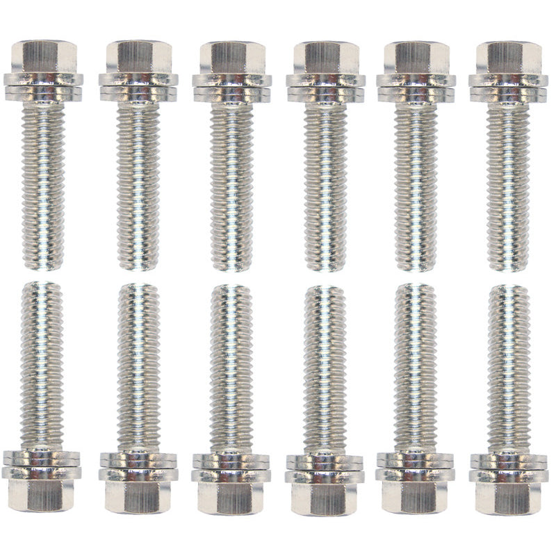 Proform Performance Parts Locking Header Bolt 8 mm x 1.25 Thread 0.984" Long Hex Head - Steel
