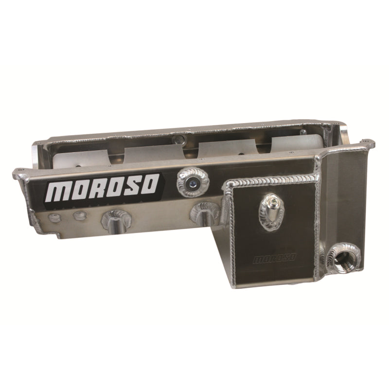 Moroso 8 Quart Oil Pan - SB Chevy Drag Race w/2-Piece Rear Main