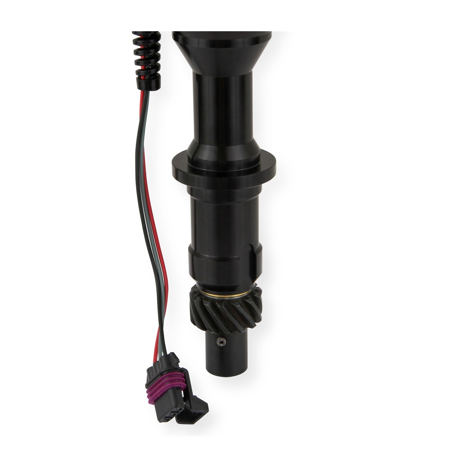 Holley Sniper EFI Sniper EFI Hyperspark Distributor - Hall-Effect - Electronic - Male Style Terminal - Black - Pontiac V8