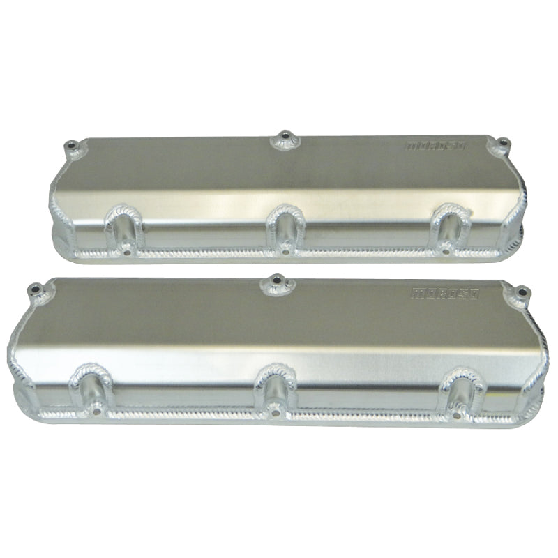 Moroso Fabricated Aluminum - Valve Covers - Billet Rail - Tall Design - Fits: Ford 221-302 & 351W