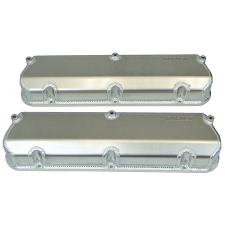 Moroso Fabricated Aluminum - Valve Covers - Billet Rail - Tall Design - Fits: Ford 221-302 & 351W