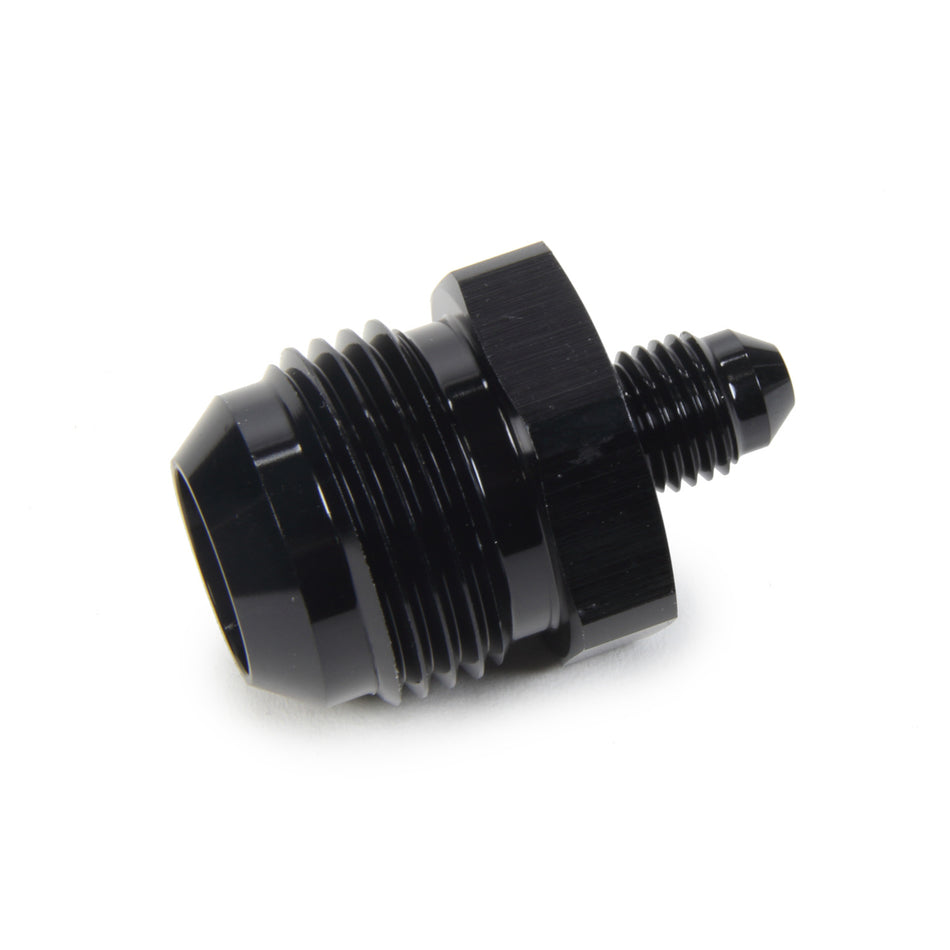 Triple X Race Co. Adapter Fitting Straight 4 AN Male to 12 AN Male Aluminum - Black Anodize