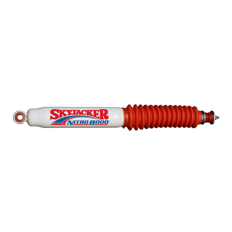 Skyjacker Nitro 8000 Twintube Shock - 17.42 in Compressed / 30.46 in Extended - 2.01 in OD - White Paint