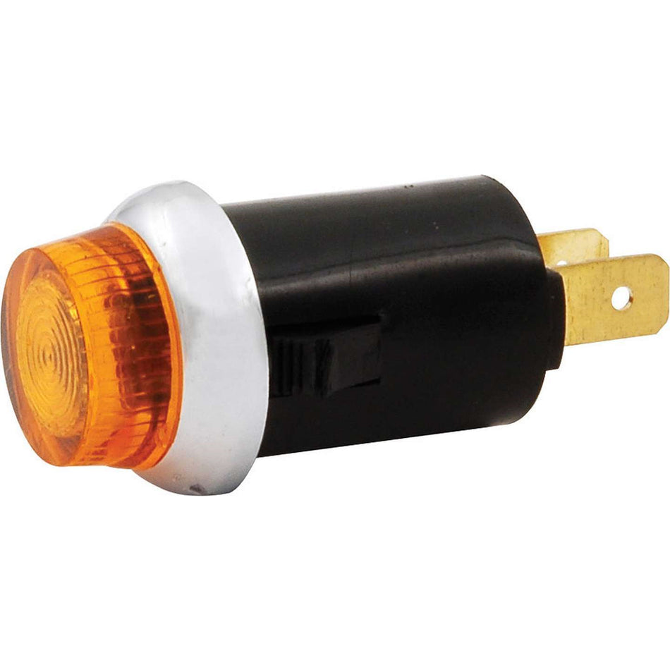 Allstar Performance Warning Light Assembly for Gauge Panels - Amber