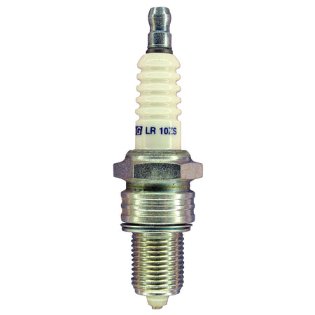 Brisk Premium Racing Spark Plug - 14 mm Thread - 19 mm R - Heat Range 10 - Gasket Seat - Resistor LR10ZS