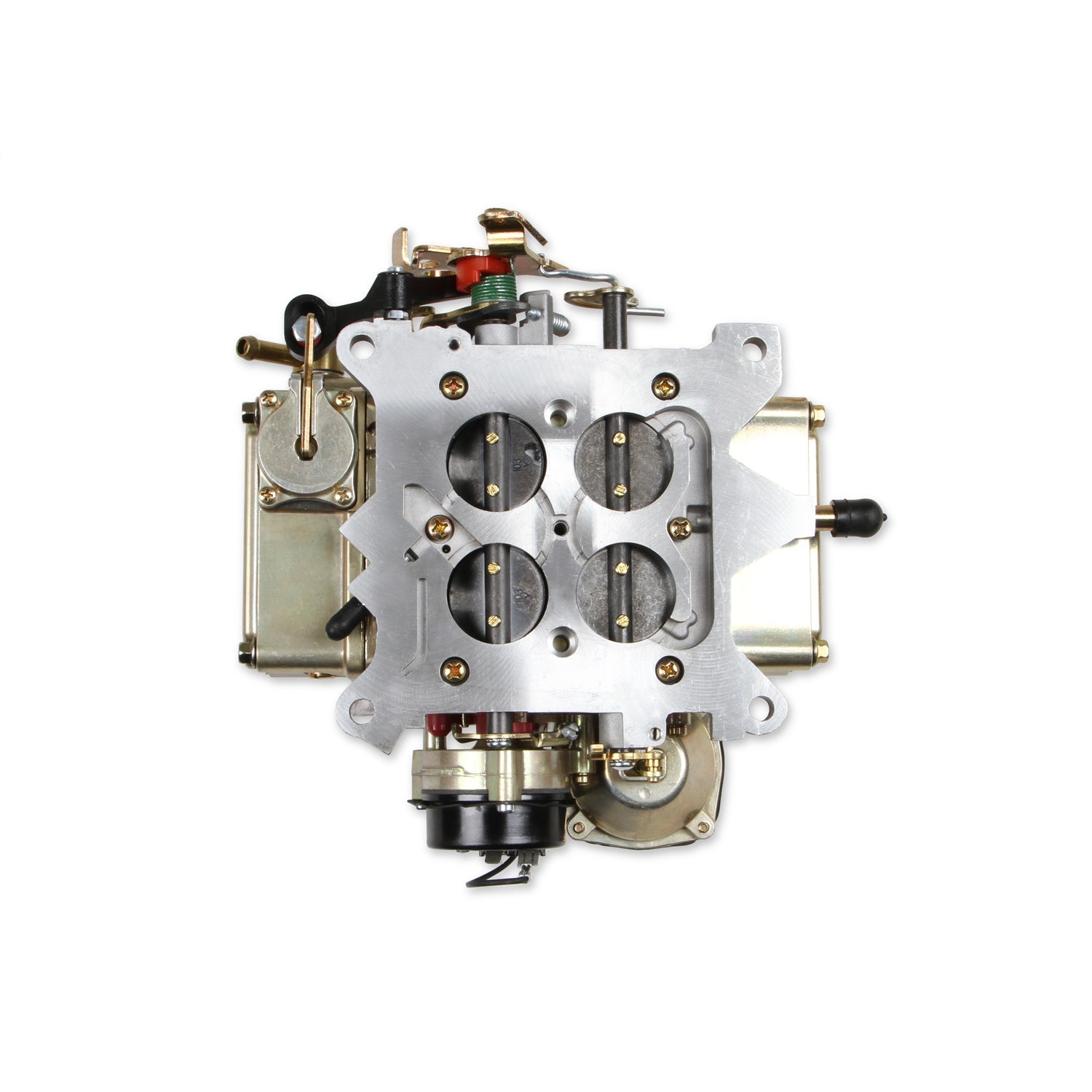 Holley Model 4160 Carburetor - 4-Barrel - 465 CFM - Square Bore - Hot Air Choke - Vacuum Secondary - Single Inlet - Chromate