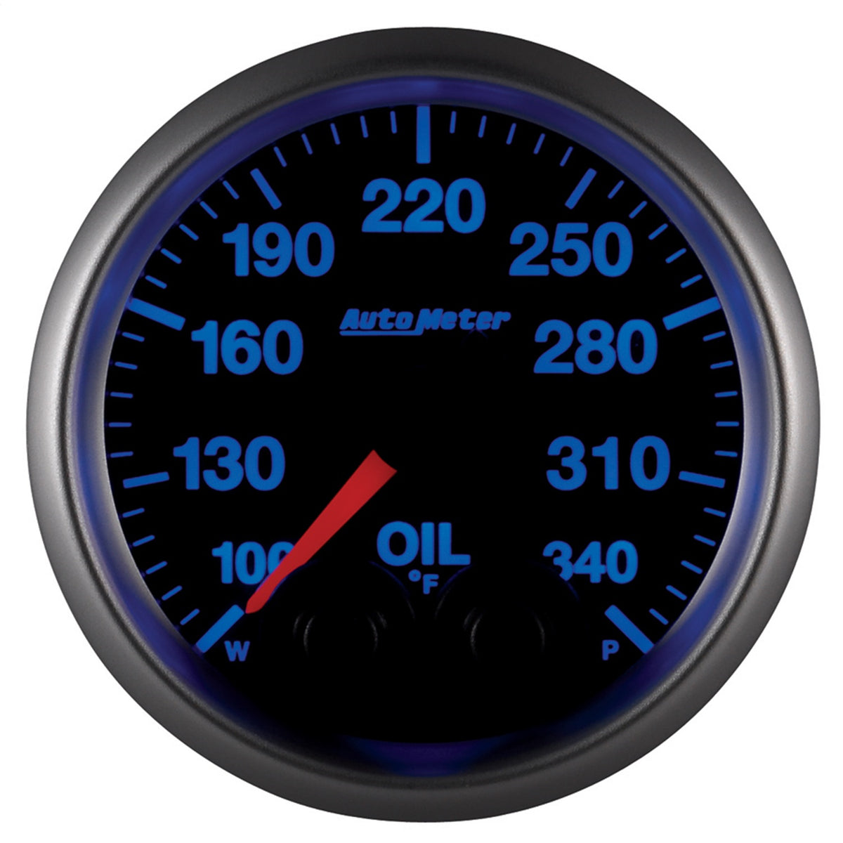 Auto Meter Elite Series Oil Temperature Gauge - 2-1/16"