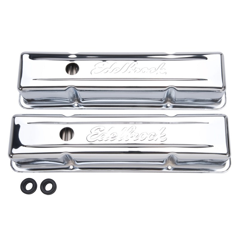 Edelbrock Signature Series Tall Valve Cover - Baffled