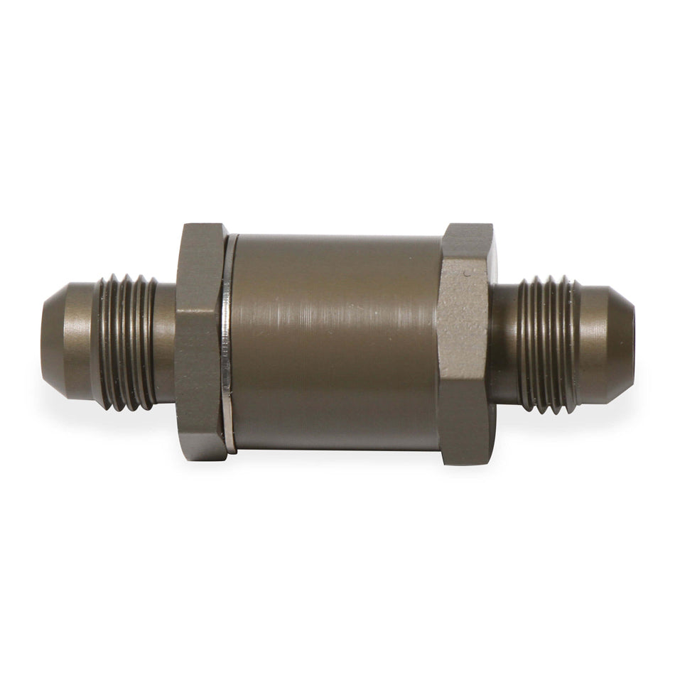 Earl's Ultra Pro Check Valve - 6 AN Male Inlet - 6 AN Male Outlet - 350 psi Max - Hard Anodized