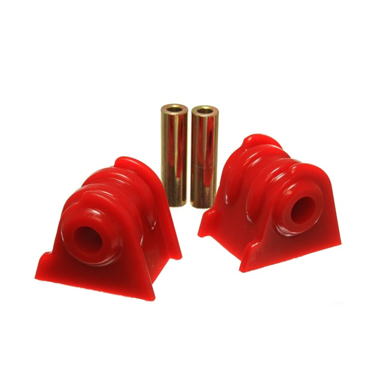 Energy Suspension Hyper-Flex Motor Mount - Bolt-On - Polyurethane/Steel - Red/Cadmium - Jeep Inline 6 - 1987-2006