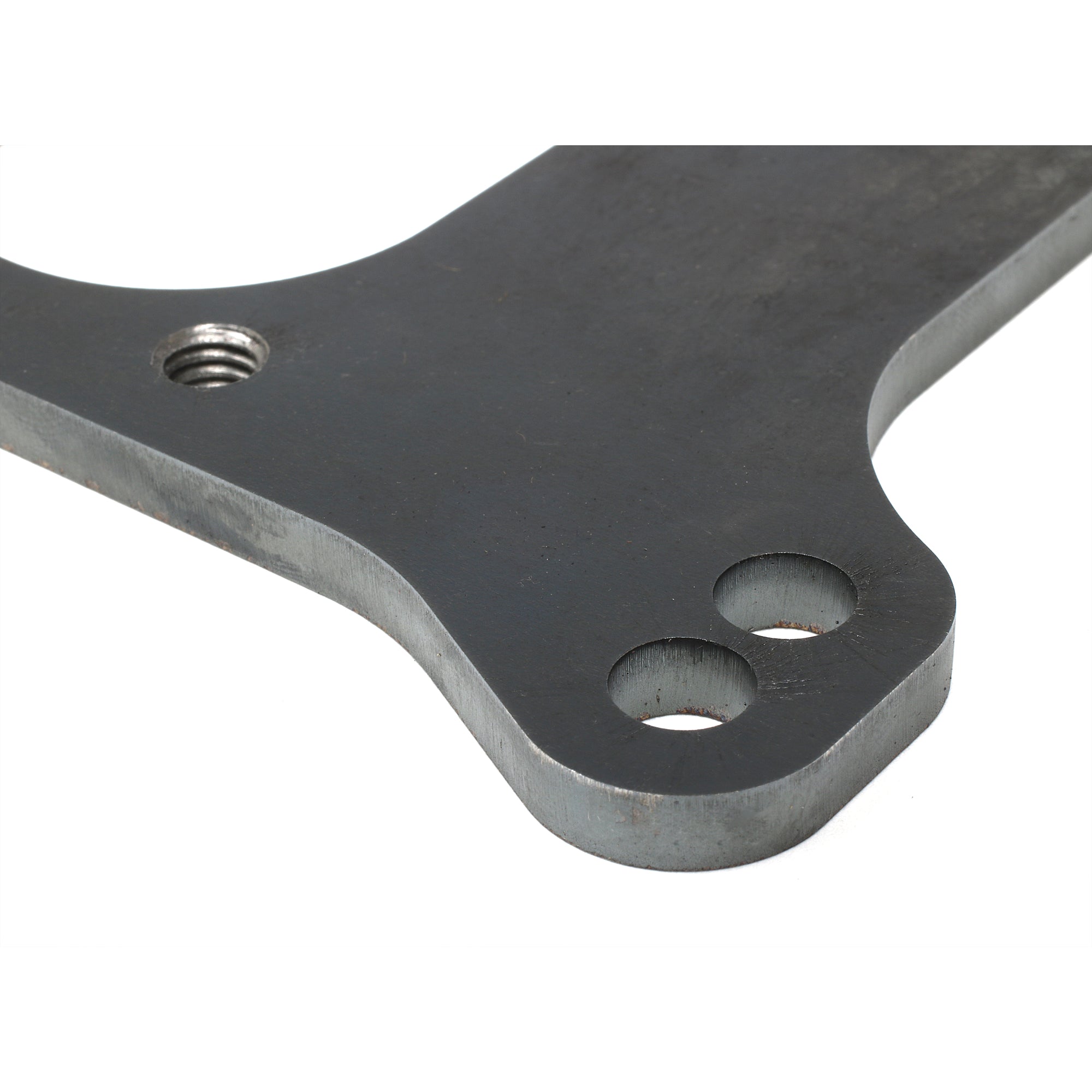Trans-Dapt Performance 1/4" Thick Throttle Body Adapter Gasket/Hardware Steel TBI Center Mount to Square Bore Intake