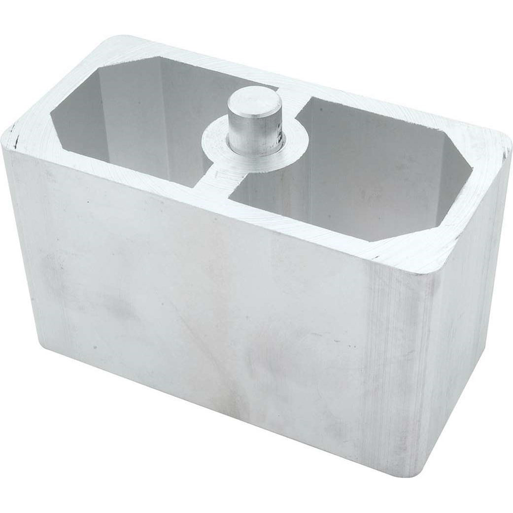 Allstar Performance Cast Aluminum Lowering Block - 3"H x 2-1/2"W x 5"L - 9/16" Pin Diameter