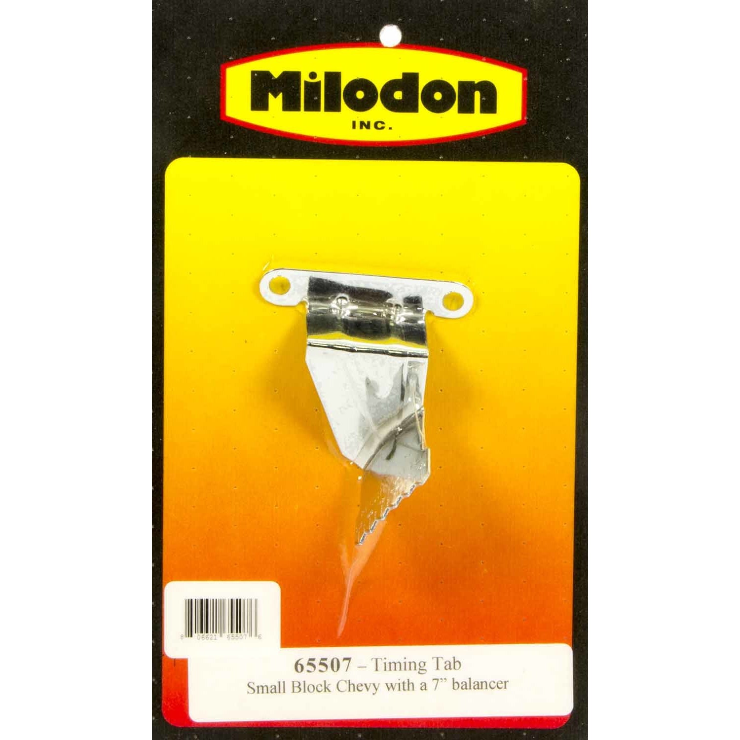 Milodon SB Chevy Timing Tab - 7"