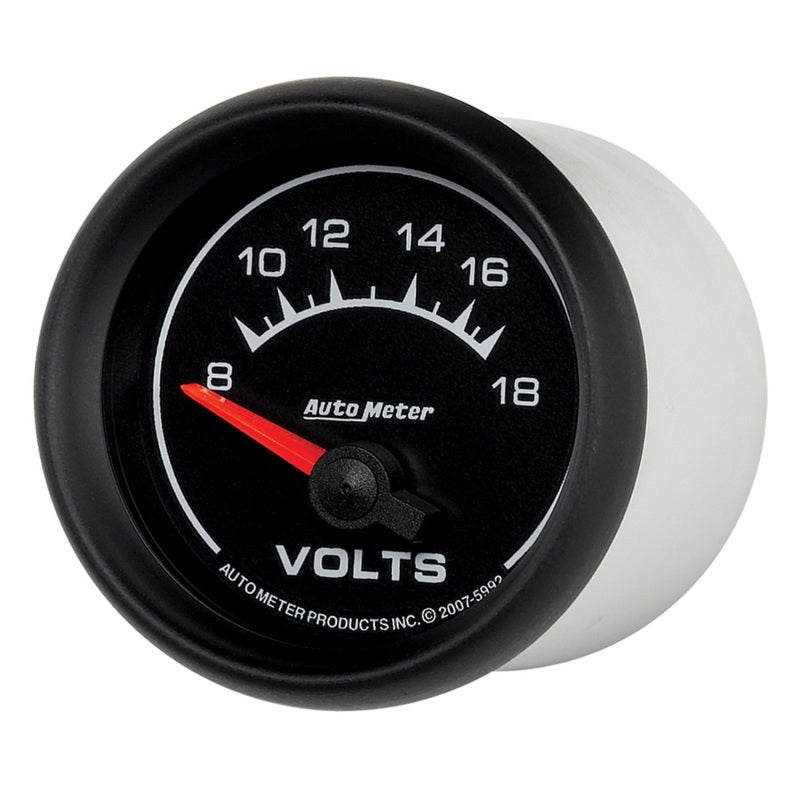 Auto Meter ES Electric Voltmeter Gauge - 2-1/16"