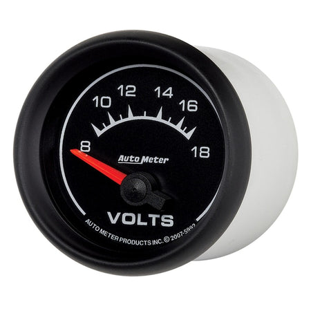 Auto Meter ES Electric Voltmeter Gauge - 2-1/16"