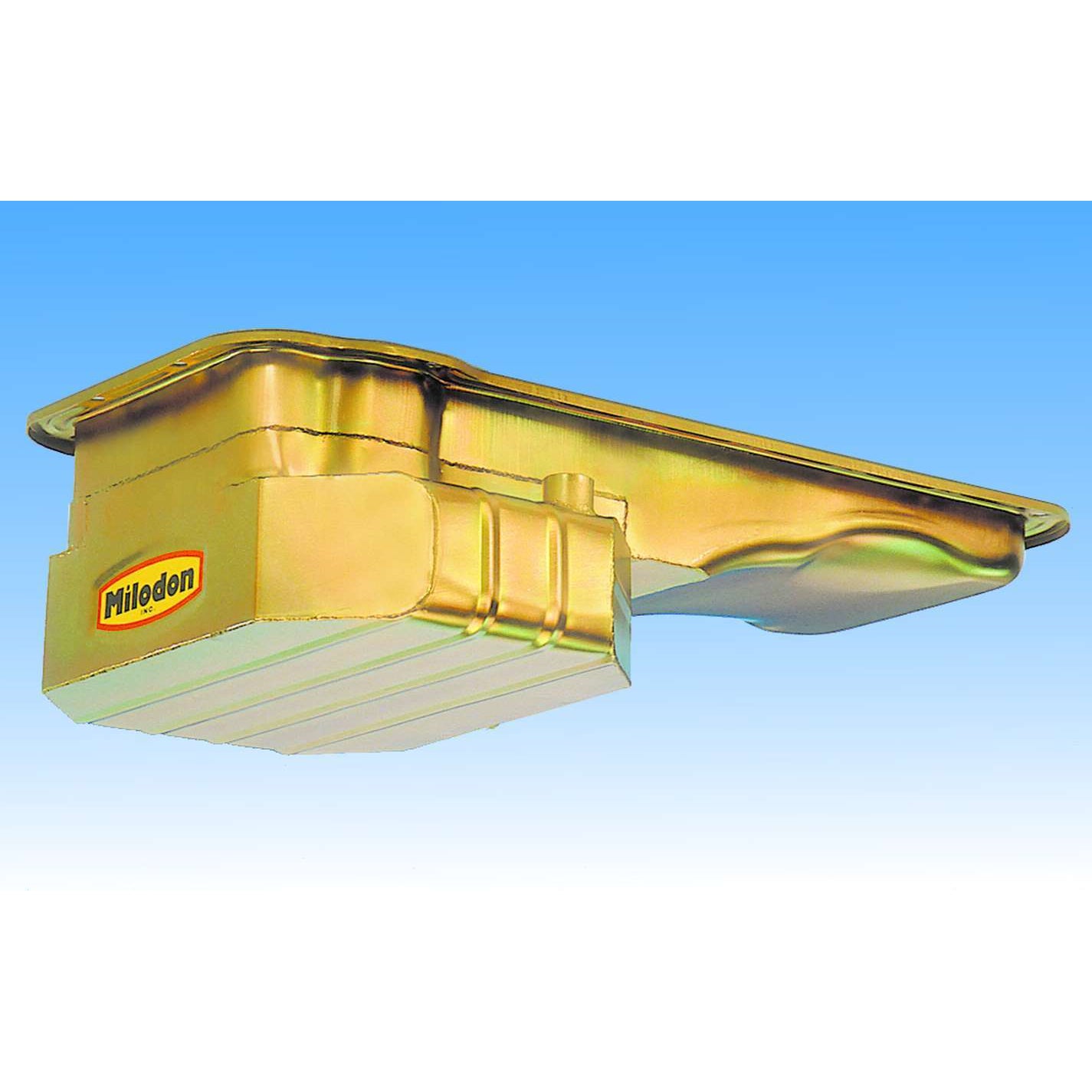 Milodon Road Race Engine Oil Pan Front Sump 7 qt 6" Deep - Steel