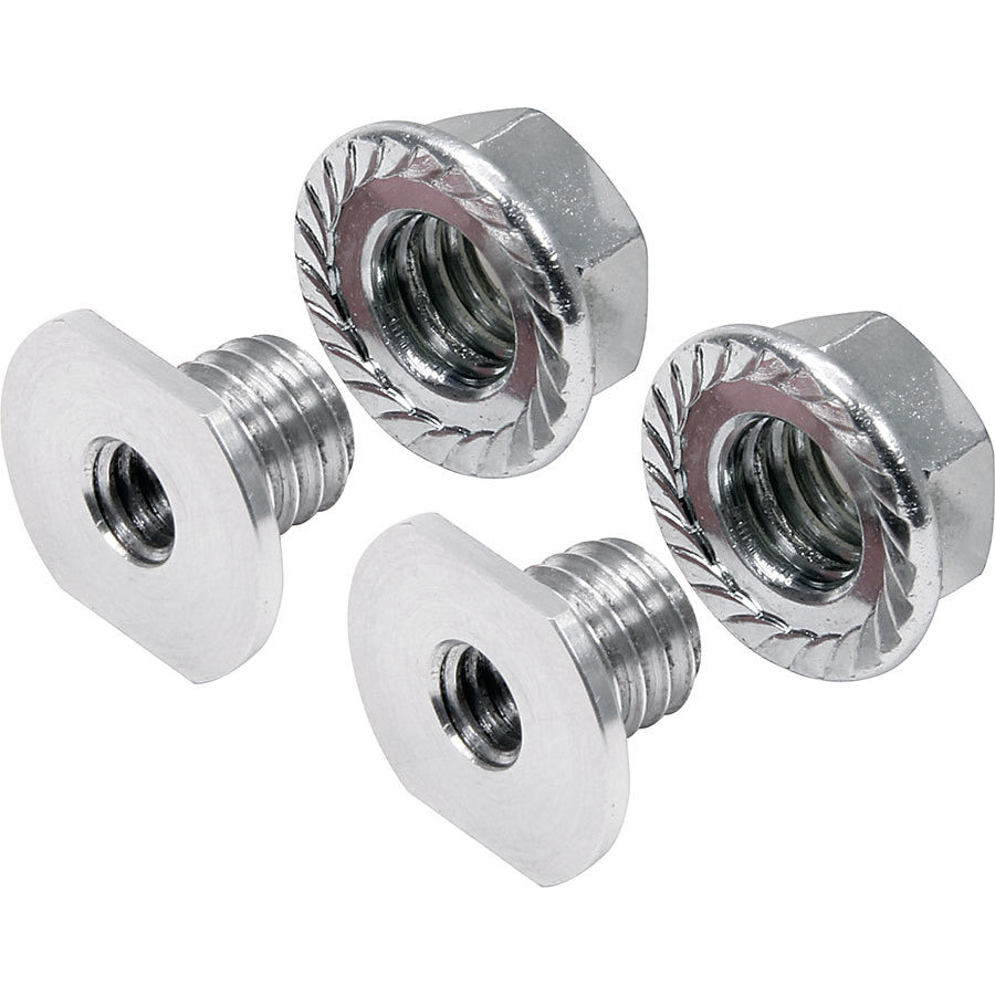 Allstar Performance Aluminum Threaded Nut Insert, 1/4"-20 (Pack of 2