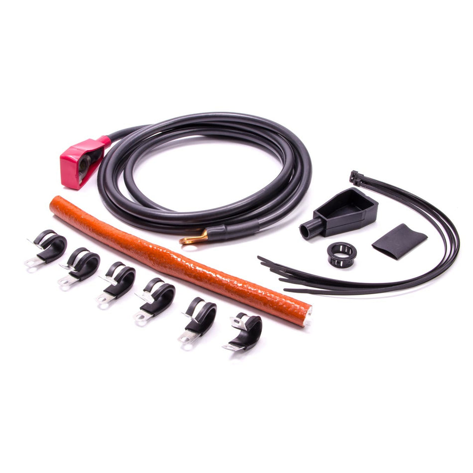 Longacre Rear Battery Cable Kit - 84 Strand - 10 #2 Cable