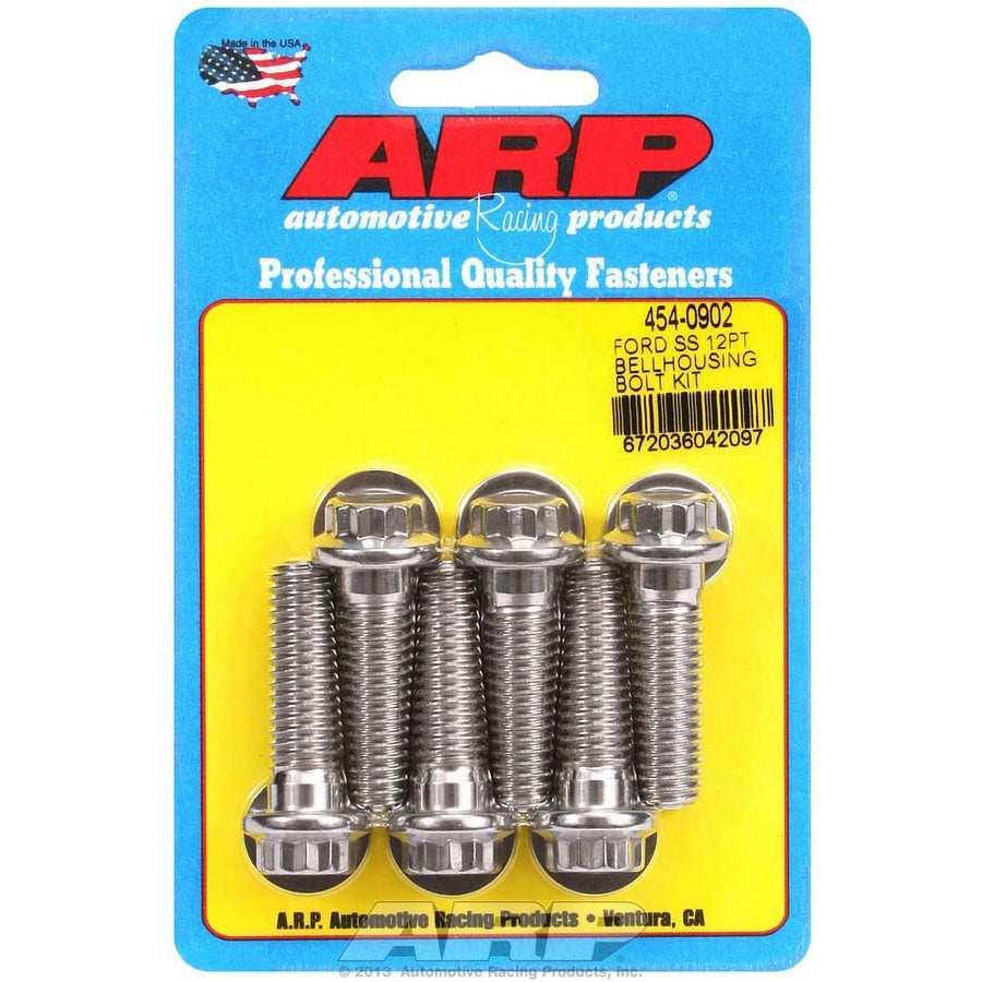 ARP Stainless Steel Bellhousing Bolt Kit - 12 Point Ford