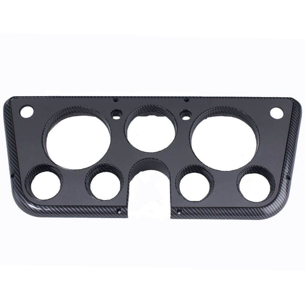 Clayton Machine Works Gauge Bezel 67-72 GM Pickup Carbon Fiber With Gray