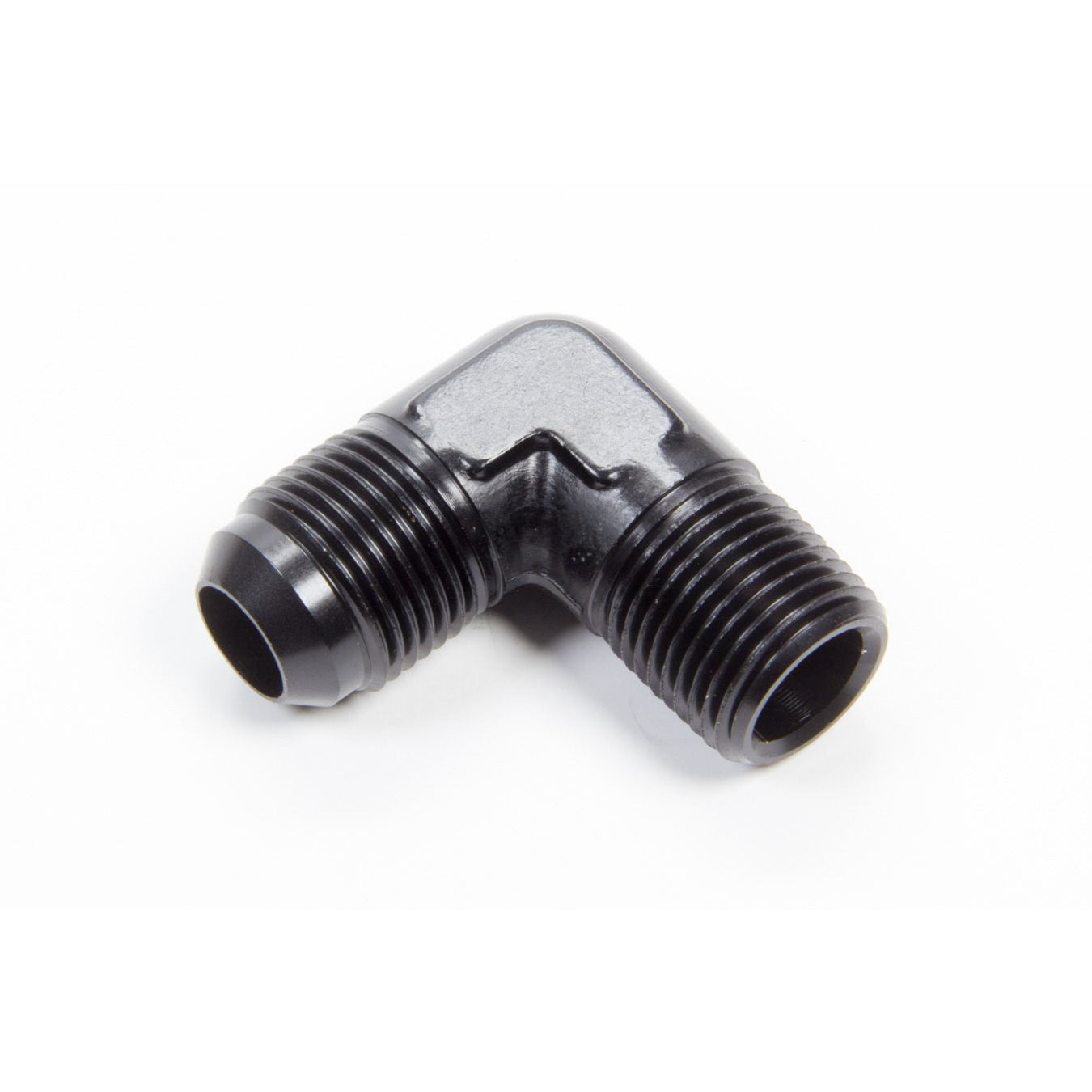 Aeroquip Black Aluminum 90 -10 AN to 1/2" NPT Adapter