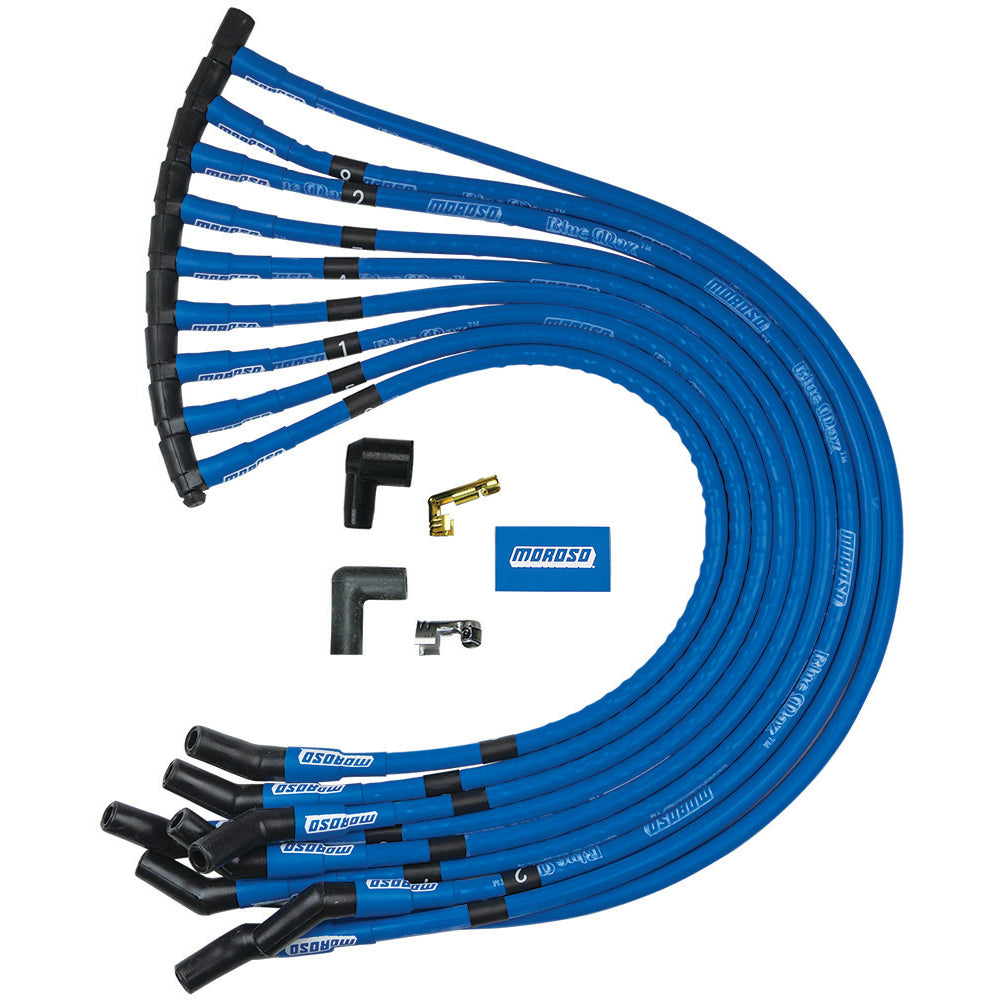 Moroso Blue Max Spiral Core Race Wire Set - Ford V6