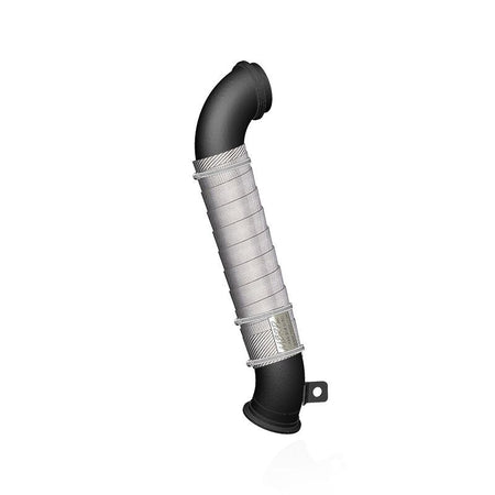 MBRP Down Pipe - Steel - Black - 6.6 L - Duramax