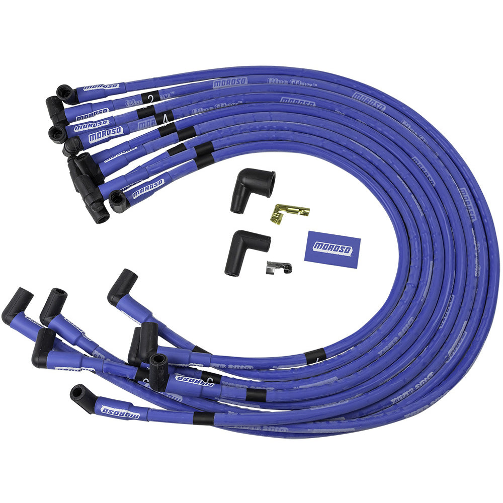 Moroso Blue Max Spiral Core Race Wire Set - BB Chevy