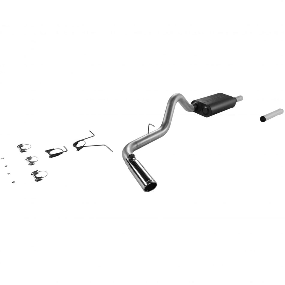 Flowmaster Force II Single Exhaust System - 2000-03 Dodge Dakota 4.7L/5.2L/5.9L