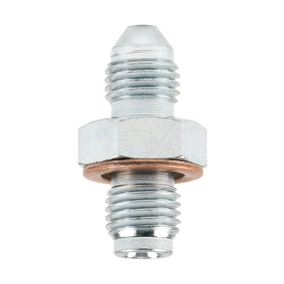 Allstar Performance Adapter Fittings -3 To 3/8"-24 w/ Washer (10 Pack)