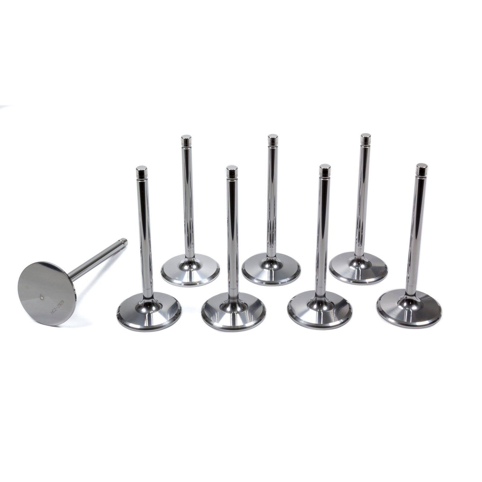 Del West Titanium 11/32" Intake Valves - 2.100" Head Diameter - 5.140" Overall Length - (Set of 8)