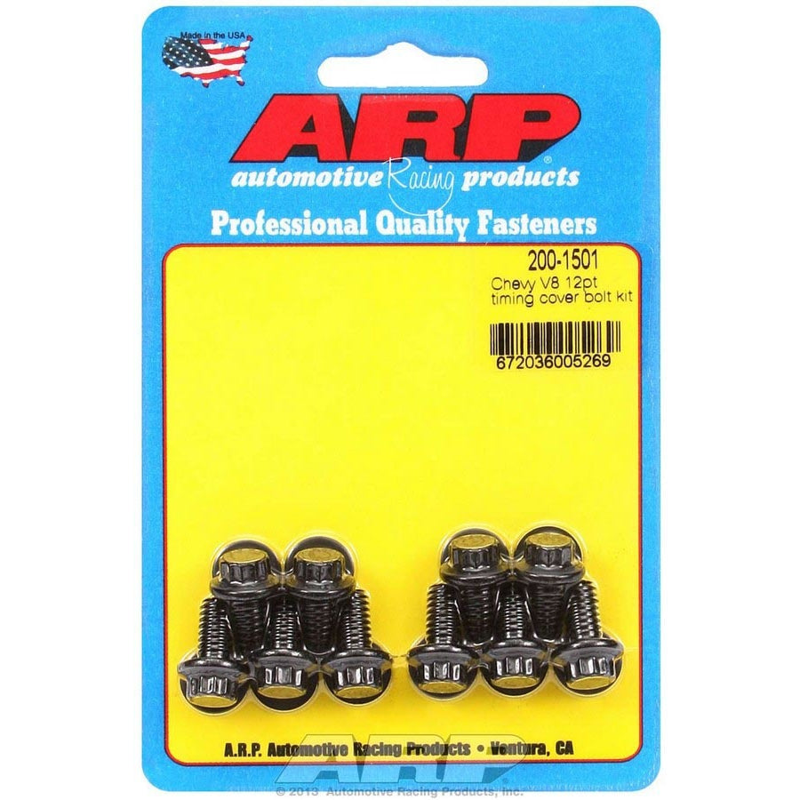 ARP Timing Cover Bolt Kit - SB Chevy - 12 Pt. Heads