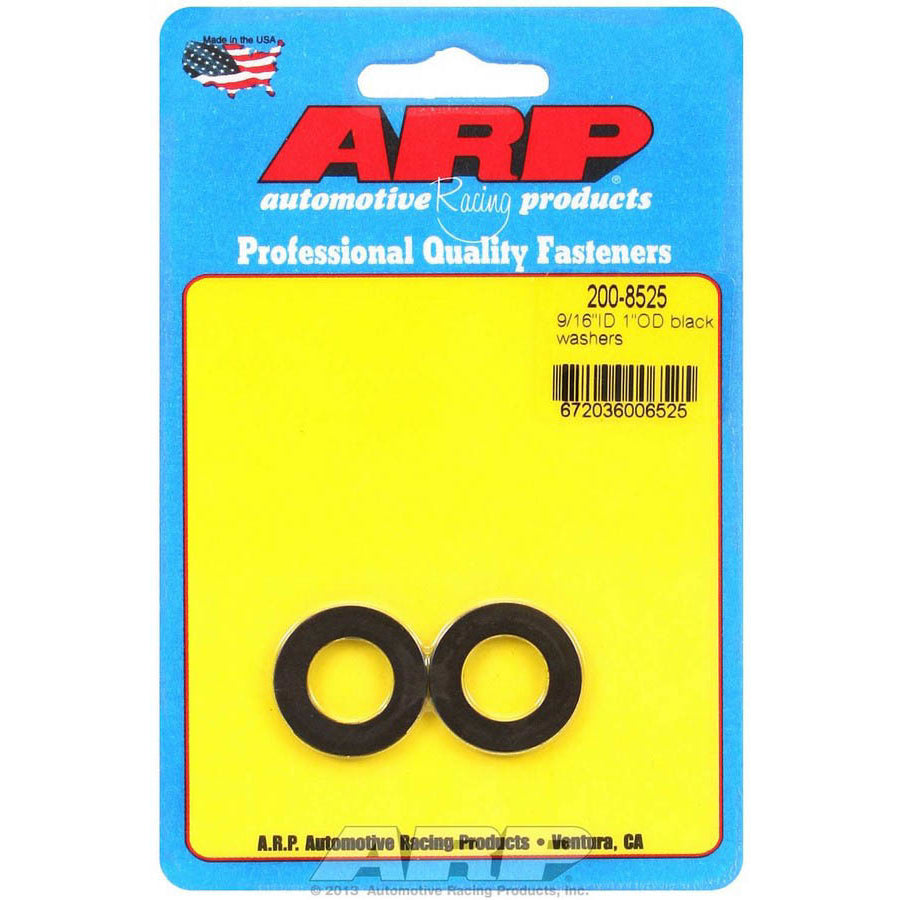 ARP Black Washer - 9/16 ID x 1 OD - Pack of 2