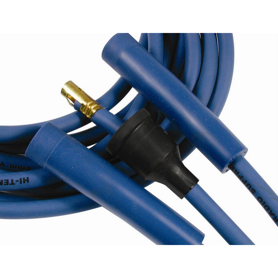ACCEL Super Stock Spiral Core 8 mm Spark Plug Wire Set - Blue - Factory Style Boots / Terminals - V8