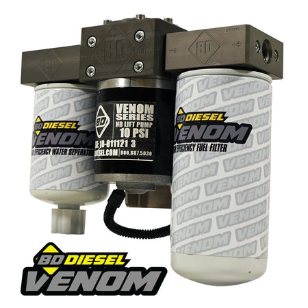 BD Diesel Venom Fuel Lift Pump - 165 gph - Dodge Cummins - GM Duramax - GM Fullsize Truck 2011-2016