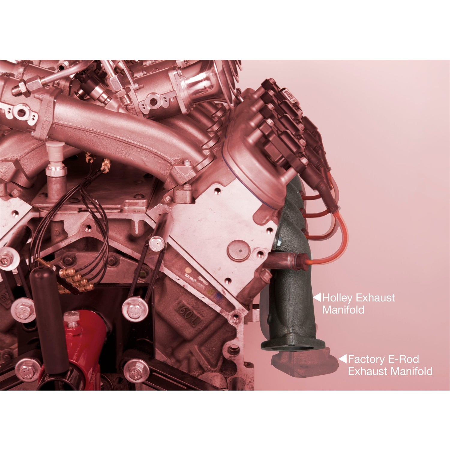 Hooker Exhaust Manifolds - GM LS (except LS7/LS9) - Silver Ceramic Finish
