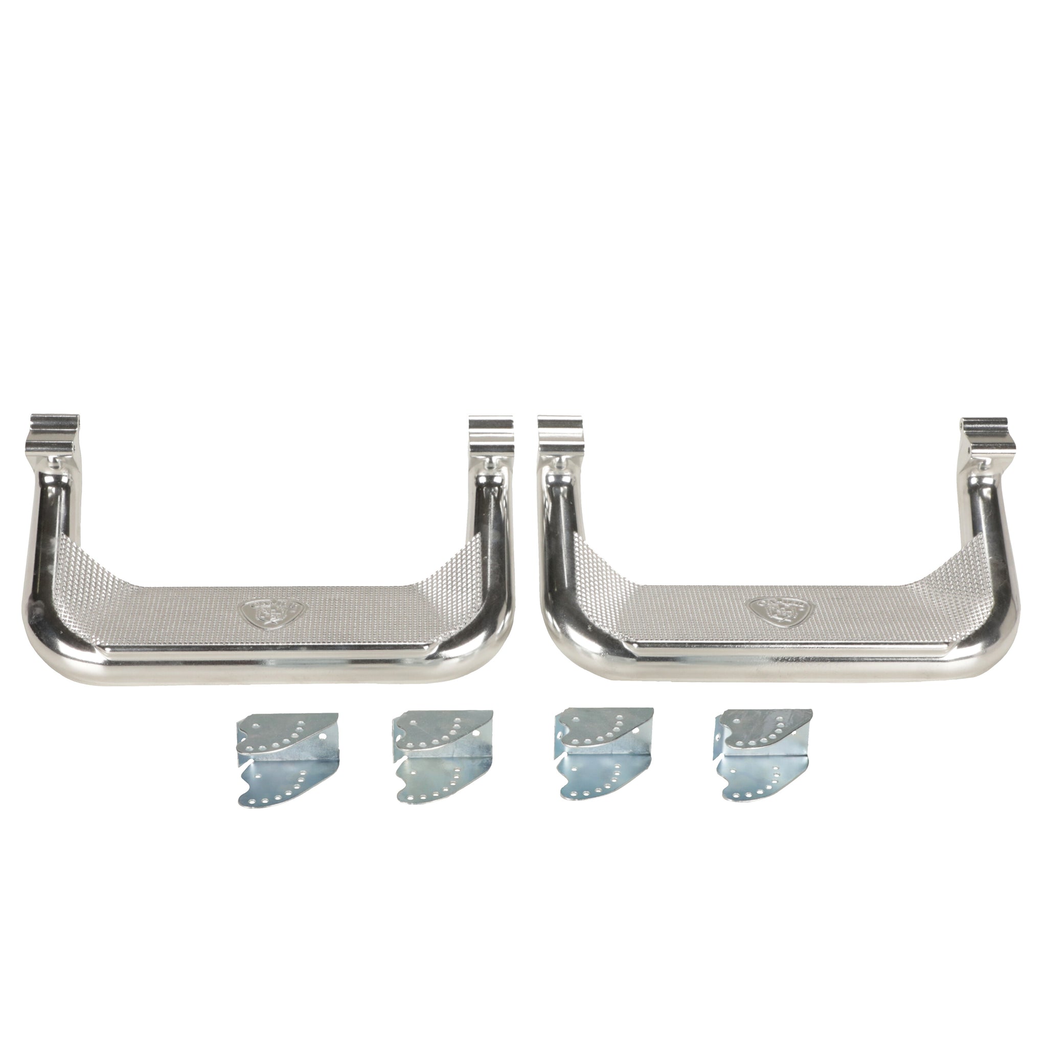 Carr Super Hoop Step Bars Mount Kit Included Aluminum Polished - Ford Fullsize Truck/SUV 1999-2014